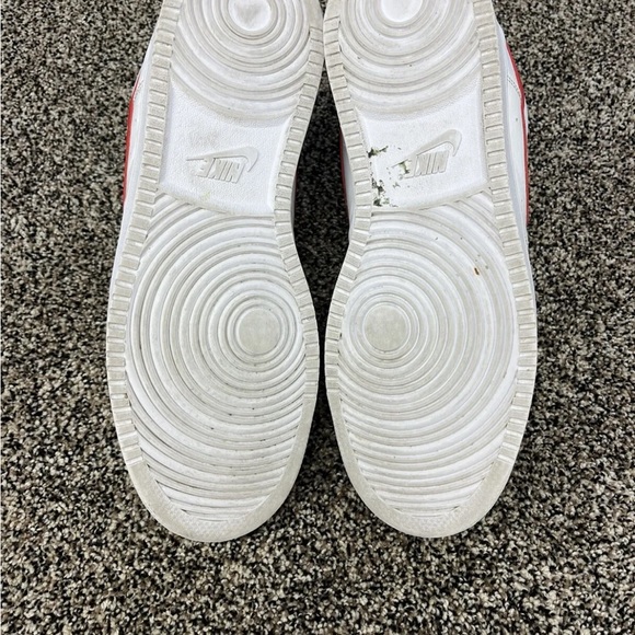 Nike Court Vision Mid Mens Size 13 White Leather 2021 Basketball Gym Shoes - Picture 4 of 7